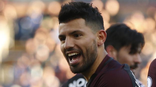 Sergio Aguero has scored 27 Premier League goals in 2016 - eight more than any other player - BBC Sport