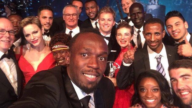 Laureus Awards 2017: Bolt, Biles, Rosberg, Atherton & Leicester among winners