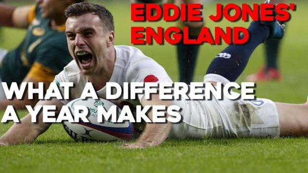 England under Eddie Jones: What a difference a year makes