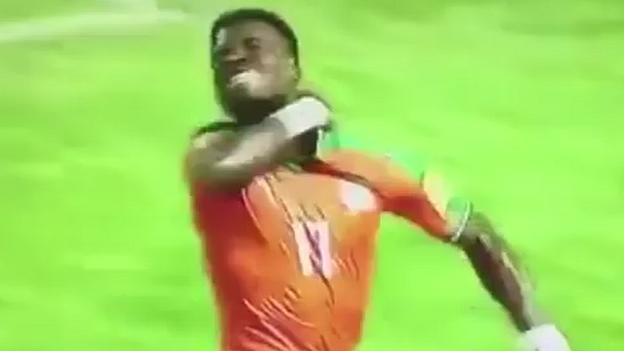 Ivorian Aurier investigated by Fifa for 'throat-slit' gesture