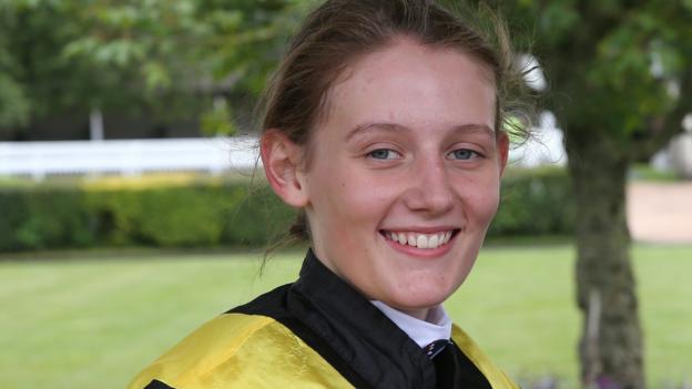 Ginger McCain: Teenage granddaughter of legendary trainer wins debut race