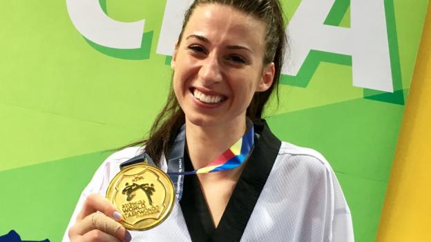 World Taekwondo Championships: Bianca Walkden wins gold in +73kg category in South Korea
