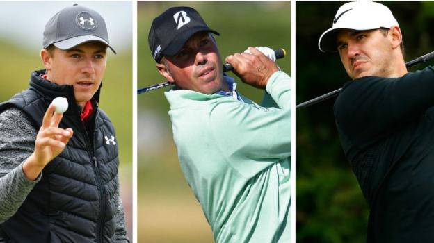 The Open 2017: Jordan Spieth, Brooks Koepka & Matt Kuchar tied for lead