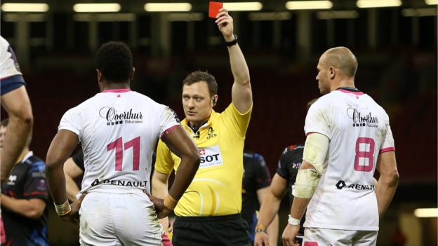 Josaia Raisuqe: Stade Francais wing given 10-week suspension for stamp