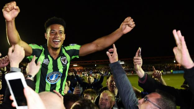 Accrington Stanley 2-2 AFC Wimbledon (2-3 agg)