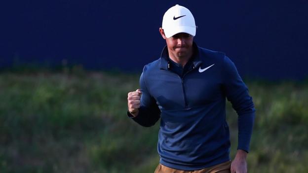 The Open 2017: Rory McIlroy 'proud of hanging in there'