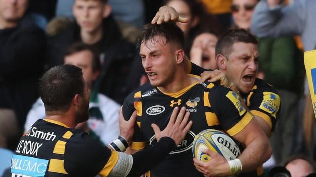 Premiership semi-final: Wasps 21-20 Leicester Tigers