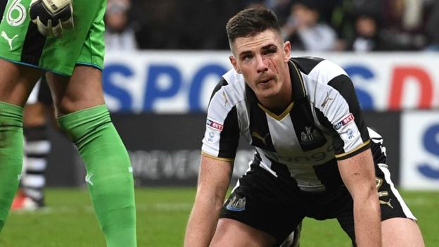 Newcastle miss top spot after Clark's last-minute own goal