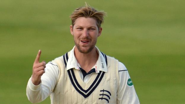 County Championship: Middlesex's lead at the top of Division One cut to four points