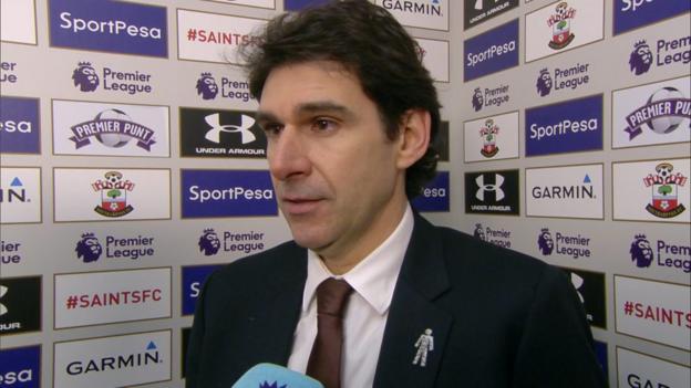 Southampton 1-0 Middlesbrough: Aitor Karanka says Boro must take chances