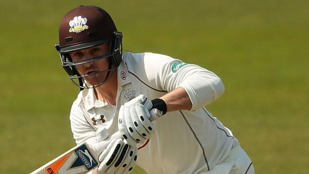 County Championship: Surrey's Jason Roy hits 110 to continue fine form with bat