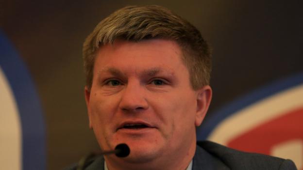 Zhanat Zhakiyanov: Ricky Hatton wins first world title as a trainer