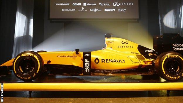 Renault's 2016 Formula 1 car