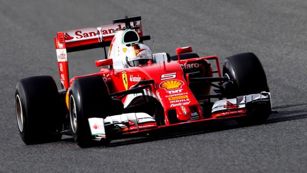 Vettel fastest on first day of testing