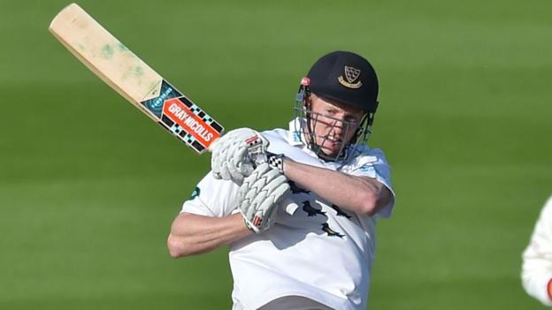 Sussex v Durham: Luke Wells hits double ton as hosts dominate