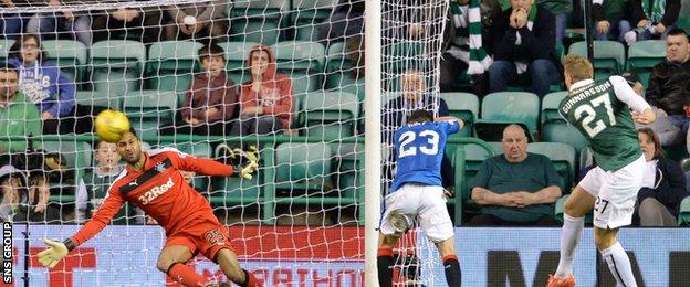 Hibs were 3-2 winners when the teams last met at Easter Road in April