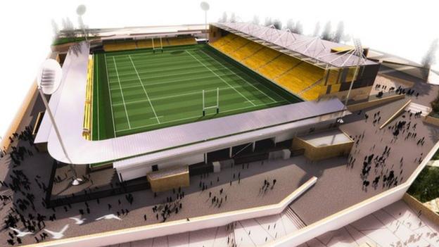 Stadium for Cornwall: Cornish Pirates' Colin Groves hopes work will start in 2017 - BBC Sport