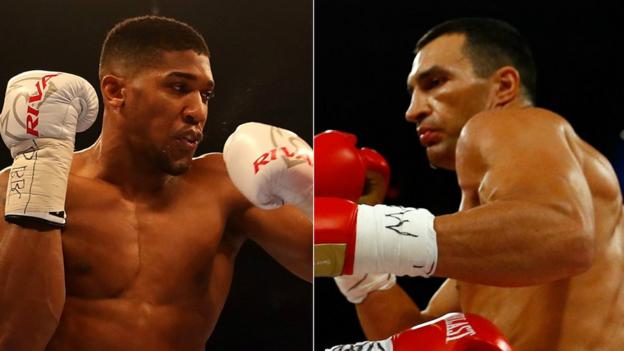 Anthony Joshua could face Wladimir Klitschko at Wembley in April