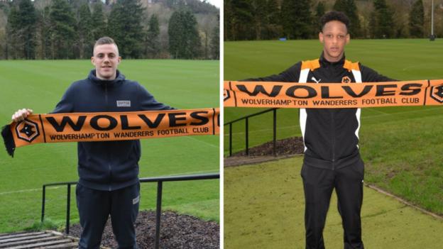 Wolves sign teenagers Goodliffe & Harris