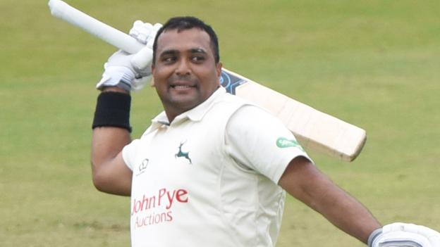 Nottinghamshire v Leicestershire: Samit Patel hits 247 before James Pattinson shines