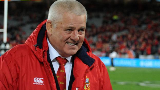Warren Gatland committed as Wales coach after British and Irish Lions tour - BBC Sport