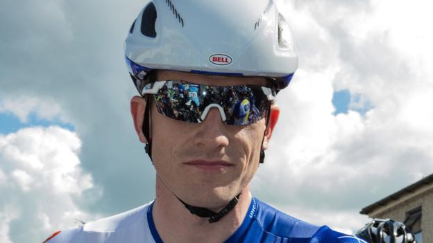 Martyn Irvine will be out for about six weeks after fracturing hip in Belgium crash