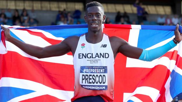 Prescod's 100m win gives GB selectors World Championship headache
