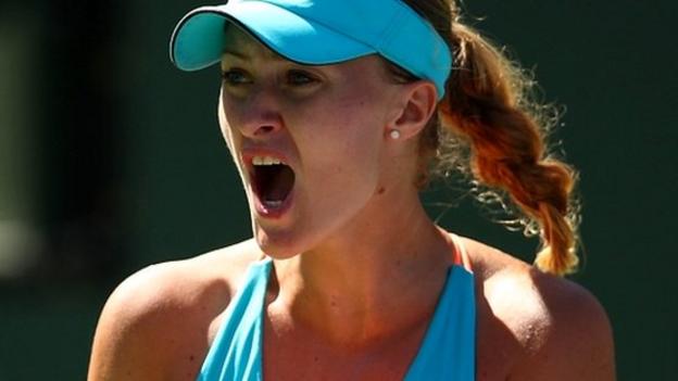 Indian Wells: Kristina Mladenovic beats Caroline Wozniacki to reach semi-finals