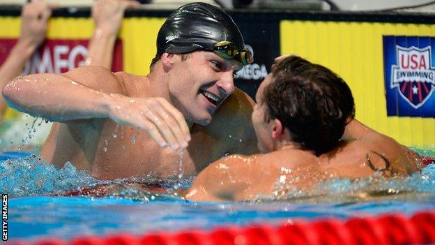 Brendan Hansen Wins 100m Breaststroke At US Swimming Trials BBC Sport