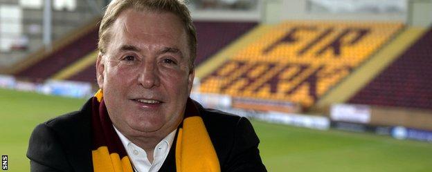 General Manager <b>Alan Burrows</b> has paid tribute to Motherwell&#39;s major ... - _79543728_5058974