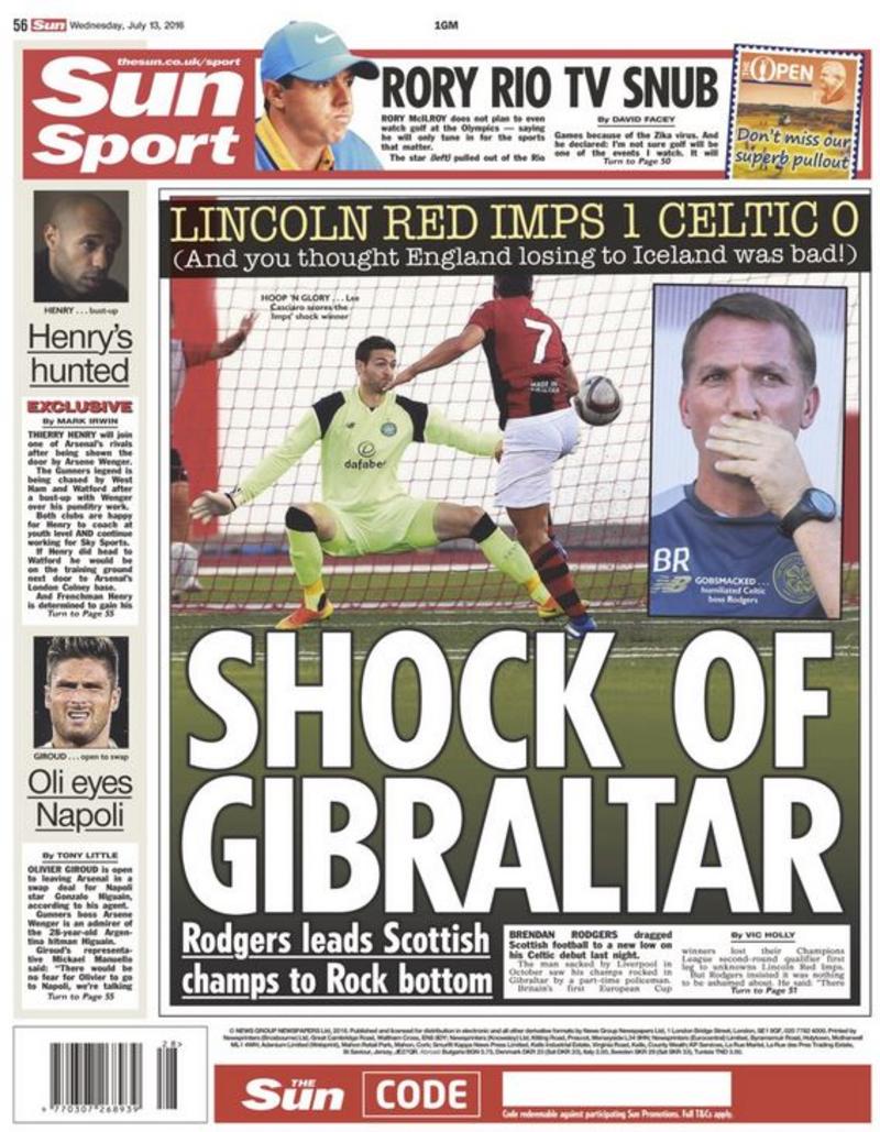 Sun back page