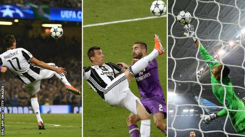 Mario Mandzukic scores