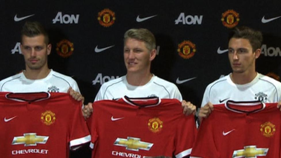 Manchester United unveil three new signings in Seattle BBC Sport