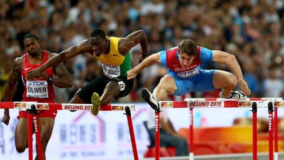 World Championships 2015 Sergey Shubenkov wins 110m hurdles BBC Sport