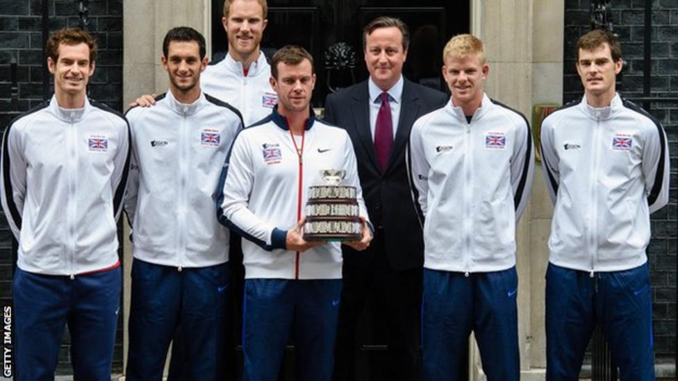 Great Britain Davis Cup squad visits 10 Downing Street