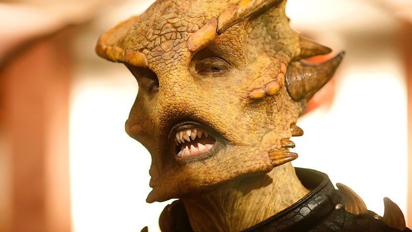 Alien Androvax up close.