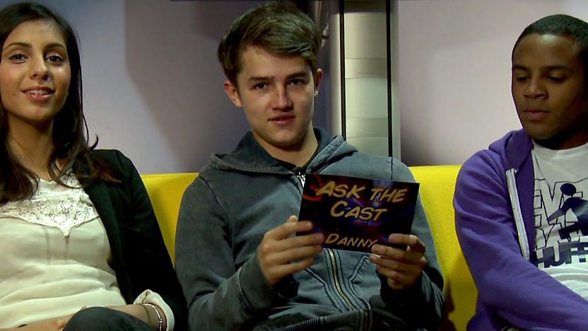 Anj, Tommy and Danny on the sofa.