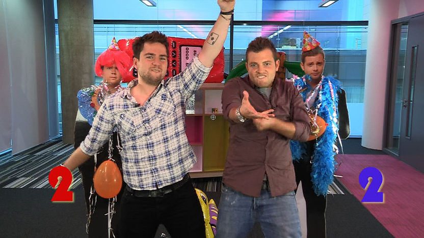 Sam and Mark dancing