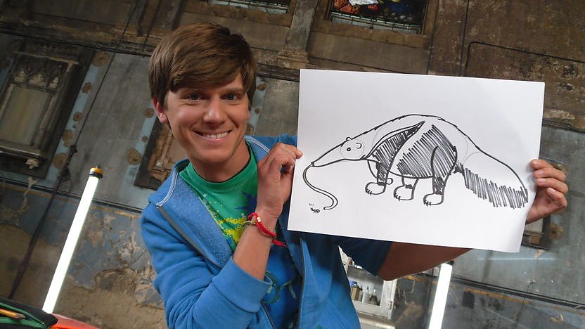 Mike shows you how to draw a Giant Anteater