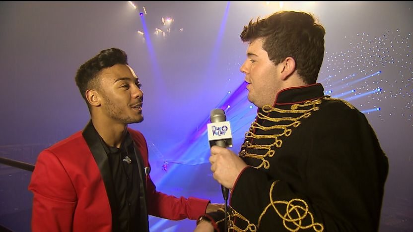 Marcus Collins being interviewed by Craig Coulton.