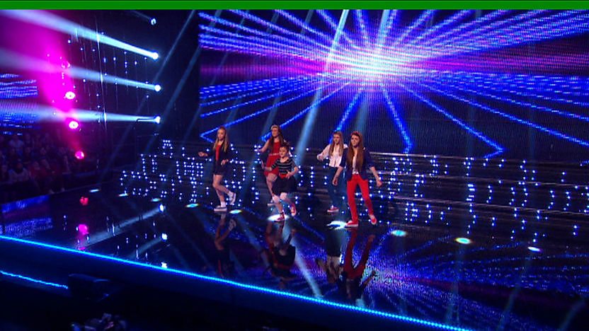 The Sweets perform on Sport Relief Does Glee Club