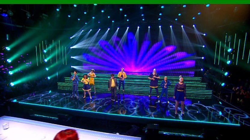 Believe perform on Sport Relief Does Glee Club