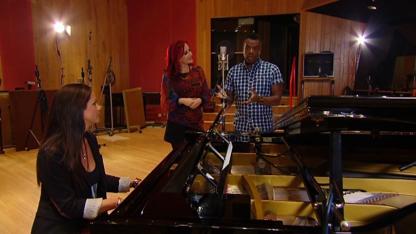 Carrie and David demonstrate riffing