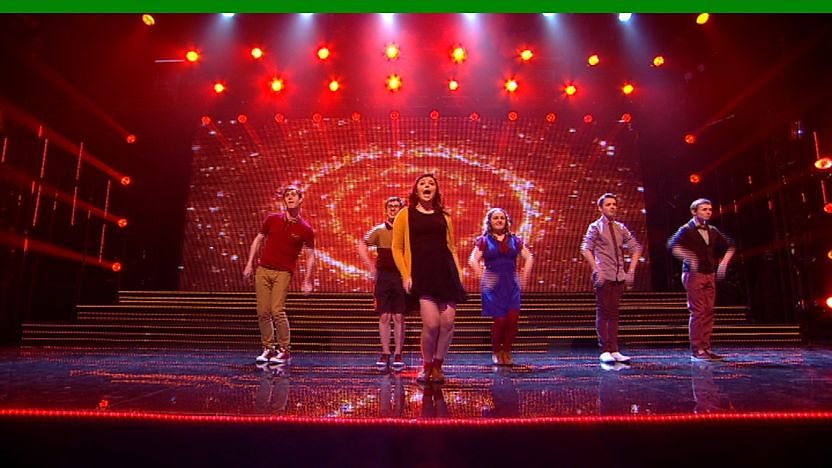 Dynamix perform on Sport Relief Does Glee Club
