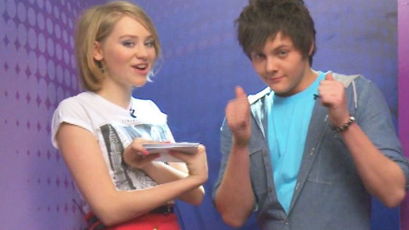 Tyger Drew-Honey and Georgia Lock backstage. 