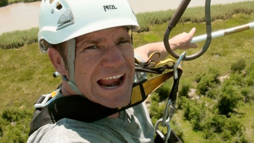 Crocodile heli-ride
