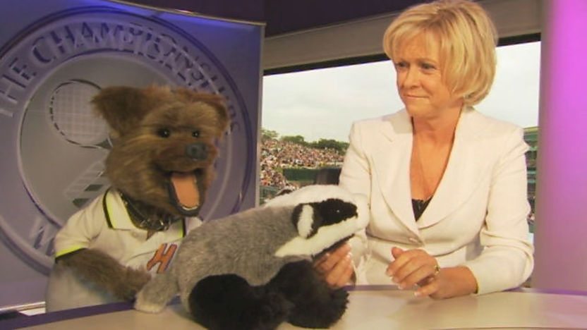 Hacker and Sue Barker