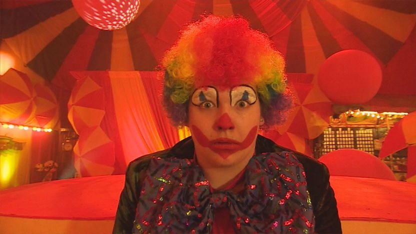 Yonko as a clown