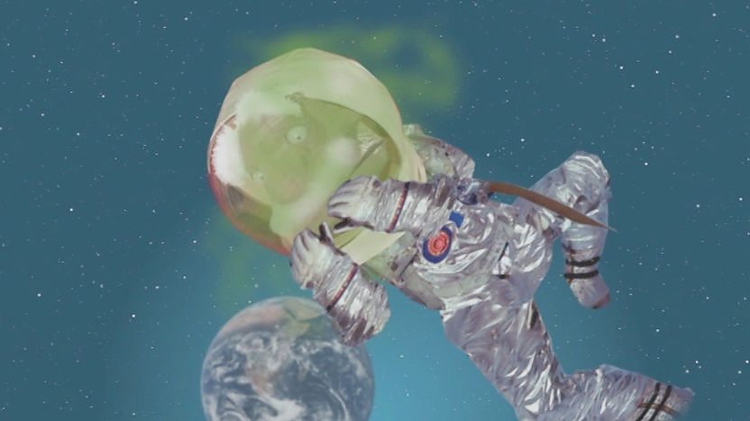 Mike McCork in space breaking wind