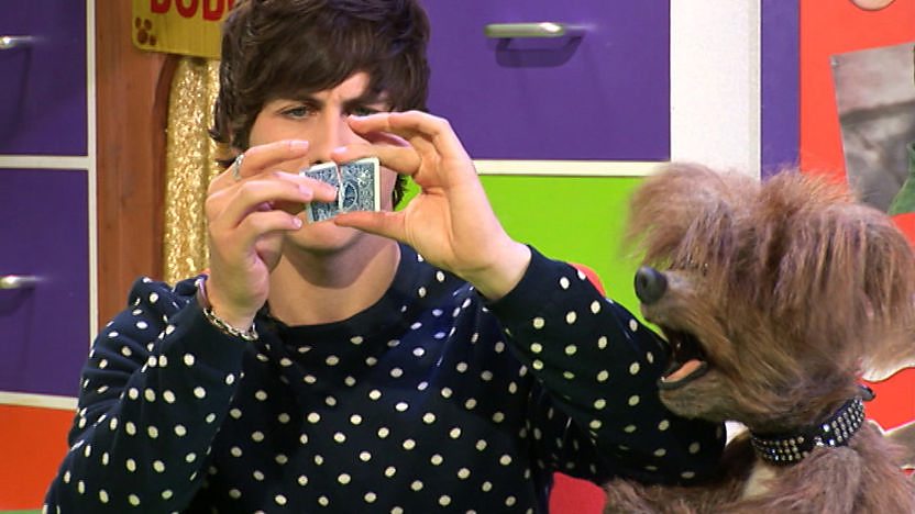 Ben and Dodge in the CBBC Office